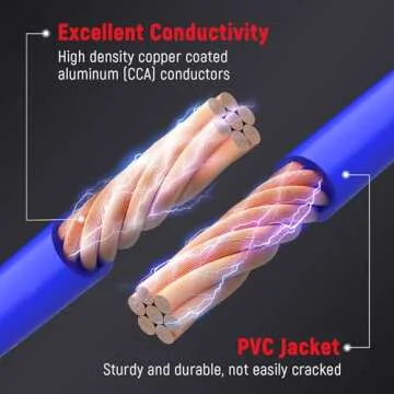 TOPDC 30FT Heavy Duty Jumper Cables for Car SUV Truck