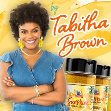 McCormick Sunshine All Purpose Seasoning by Tabitha Brown, 3.82 Oz