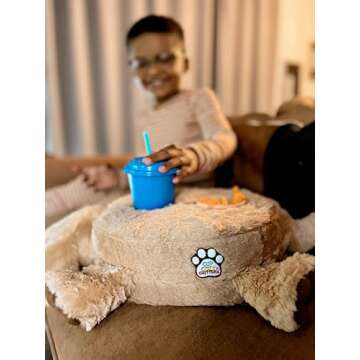 Cup Cozy Critters Dog Brown-The Cuddly Cute Cup Holder-Perfect for Drinks, Snacks and More!