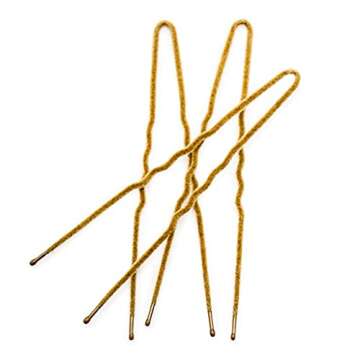 Frenchies French Twist Hair Pin, Ultra Flocked Extra Soft French Hair Pins for Women, Wedding, Updo ...