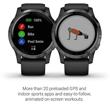 Garmin Vivoactive 4 Smartwatch with Music & Monitoring