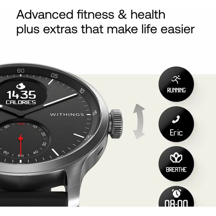 Withings ScanWatch: Smartwatch with Heart Monitor & GPS