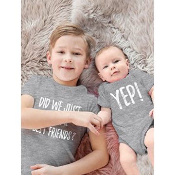 Cute Sibling Matching Shirts for Kids - Tstars Bestfriends Set