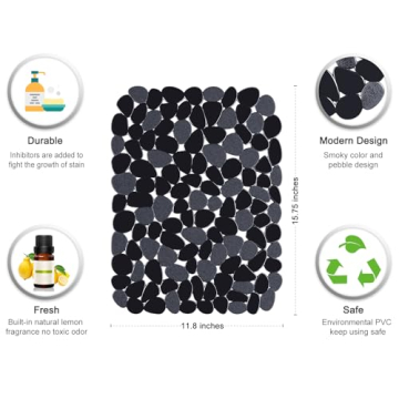 Bligli Pebble Sink Mat - Stylish 2 Pack for All Sinks