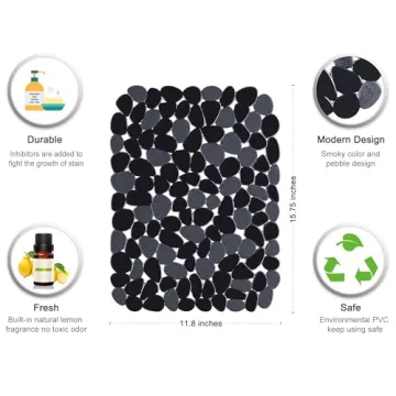 Bligli Pebble Sink Mat - Stylish 2 Pack for All Sinks