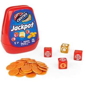 Spin Master LCR Jackpot Dice Game for Family Fun