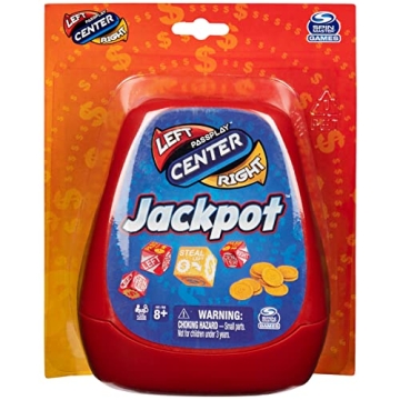Spin Master LCR Jackpot Dice Game for Family Fun