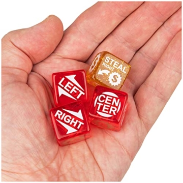 Spin Master LCR Jackpot Dice Game for Family Fun