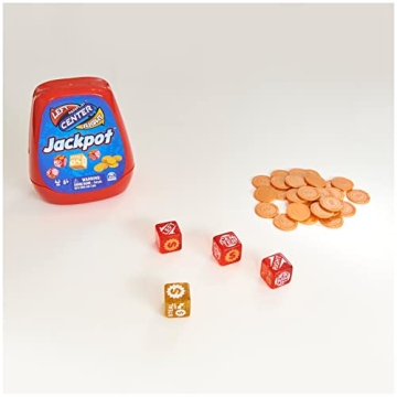 Spin Master LCR Jackpot Dice Game for Family Fun