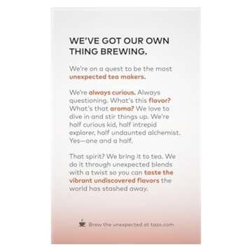 TAZO Pumpkin Spice Chai Tea Bags, Black Tea, Holiday Gift For Tea Lovers, 20ct (6pk)