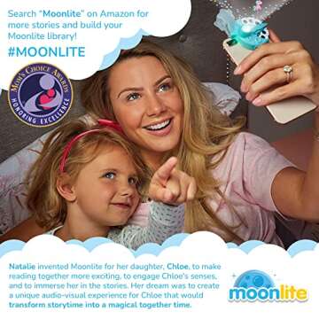 Moonlite Mini Projector with 5 Disney Stories for Kids