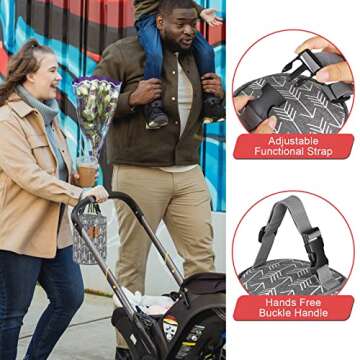 Accmor Breastmilk Cooler Bag, Insulated Baby Bottle Cooler Tote Bags, Baby Bottle Warmer Cooler Bag, Baby Bottle Bag Great for Nursing Mom Daycare