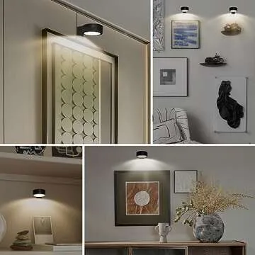 Battery Operated Picture Light - 3 Modes & Dimming