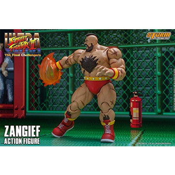 Storm Collectibles - Ultimate Street Fighter II: The Final Challenger - Zangief, Action Figure, STM87180 Red