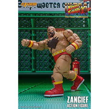 Storm Collectibles - Ultimate Street Fighter II: The Final Challenger - Zangief, Action Figure, STM87180 Red