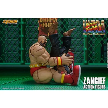 Storm Collectibles - Ultimate Street Fighter II: The Final Challenger - Zangief, Action Figure, STM87180 Red