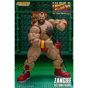 Storm Collectibles - Ultimate Street Fighter II: The Final Challenger - Zangief, Action Figure, STM87180 Red