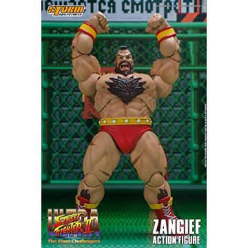 Storm Collectibles - Ultimate Street Fighter II: The Final Challenger - Zangief, Action Figure, STM87180 Red