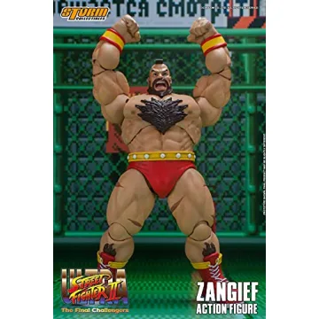 Storm Collectibles - Ultimate Street Fighter II: The Final Challenger - Zangief, Action Figure, STM87180 Red