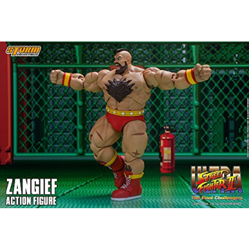 Storm Collectibles - Ultimate Street Fighter II: The Final Challenger - Zangief, Action Figure, STM87180 Red