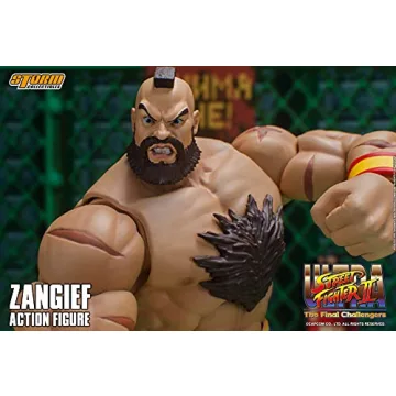 Storm Collectibles - Ultimate Street Fighter II: The Final Challenger - Zangief, Action Figure, STM87180 Red