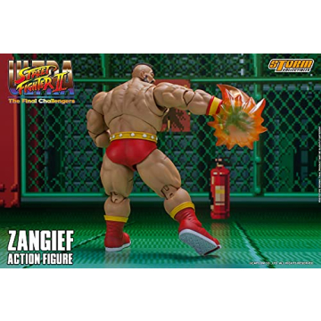 Storm Collectibles - Ultimate Street Fighter II: The Final Challenger - Zangief, Action Figure, STM87180 Red