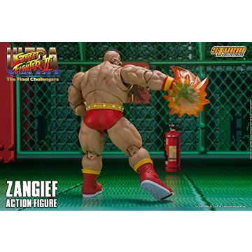 Storm Collectibles - Ultimate Street Fighter II: The Final Challenger - Zangief, Action Figure, STM87180 Red