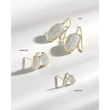 Kendra Scott Gold Diamond Marisa Stud Earrings for Her