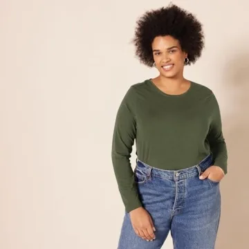 Essential Long-Sleeve T-Shirt for Every Woman - Amazon Essentials