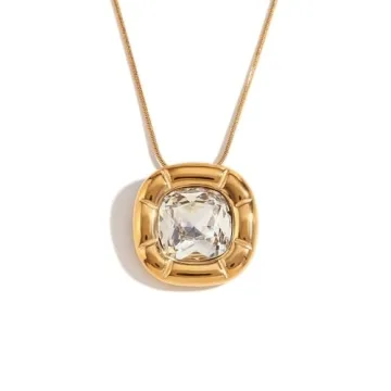 Elegant ZIRPEARA 18K Gold Plated Jewelry Set for Women