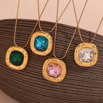 Elegant ZIRPEARA 18K Gold Plated Jewelry Set for Women