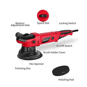 AVID POWER 6-Inch Dual Action Polisher for Car Detailing