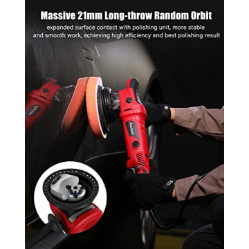 AVID POWER 6-Inch Dual Action Polisher for Car Detailing