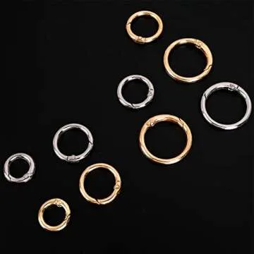 Shop Yolev 16PCS Spring O Rings Crafting Carabiners