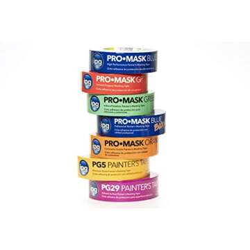 IPG PMD24 Blue ProMask, 14-Day Painter's Tape, 0.94" x 60 yd