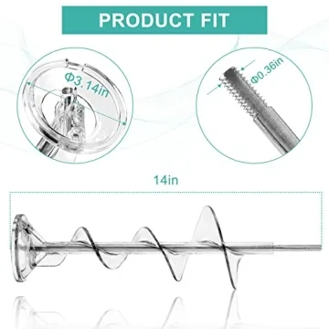 WR17X11705 Ice Maker Auger for GE & Hotpoint Refrigerators