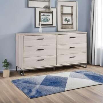 Signature Design by Ashley Socalle 6 Drawer 59" Dresser, Beige