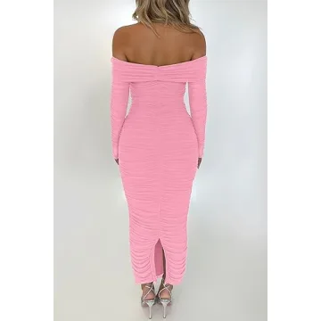 Elegant Off Shoulder Maxi Dress for Any Occasion