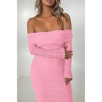 Elegant Off Shoulder Maxi Dress for Any Occasion