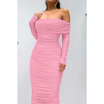 Elegant Off Shoulder Maxi Dress for Any Occasion