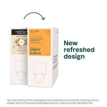 ATTITUDE Volume and Shine Hair Shampoo - EWG Verified, Vegan, 67.6 Fl Oz