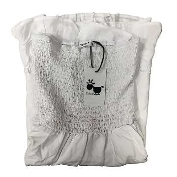 Stylish Tsher Strapless Mini Dress for Summer Fun