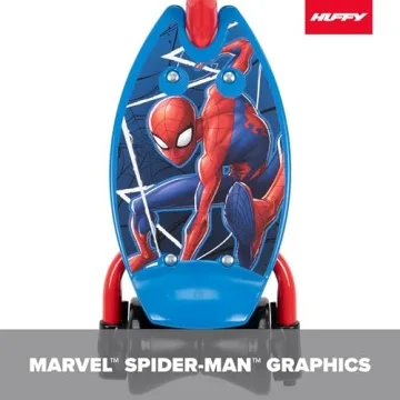 Huffy Spider-Man 3-2-Grow Convertible Scooter, Blue