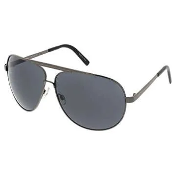 zeroUV Oversized Aviator Sunglasses for Men and Women, UV400 Protected 80s Style Large Aviators 70mm...