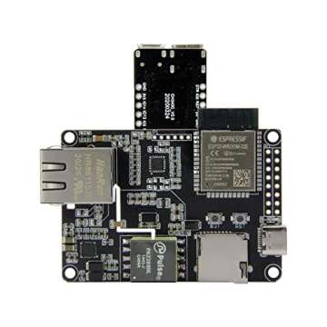 LILYGO T-Internet-POE ESP32-WROOM LAN8720A Chip Ethernet Adapter and Downloader Expansion Board Prog...