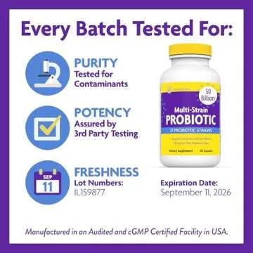 InnovixLabs Multi Strain Probiotics for Women & Men - Probiotic Supplement - 50 Billion CFU - Gut Health, Immune Support, Digestion, Lactobacillus Acidophilus, Prebiotics and Probiotics, 60 Capsules