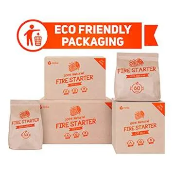 Eco-Friendly Zorestar Fire Starters Kit - 60 Rolls for All