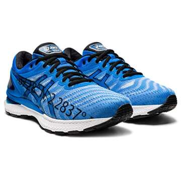 ASICS Men's Gel-Nimbus 22 Running Shoes, 11M, Electric Blue/Electric Blue