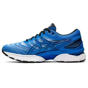 ASICS Men's Gel-Nimbus 22 Running Shoes, 11M, Electric Blue/Electric Blue