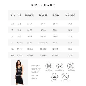 Popilush Shapewear Dress Halter Black Summer Dress Bandage Casual Club Night Going Out Dress for Women 2024 with Built in Bra